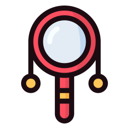 Rattle drum icon