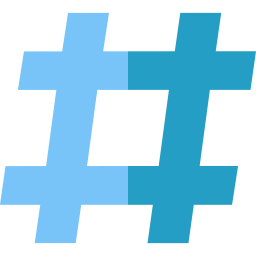 hashtags Icône