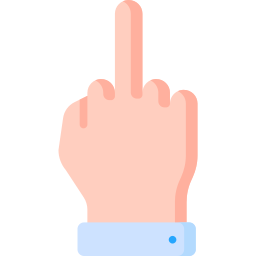 Middle finger icon