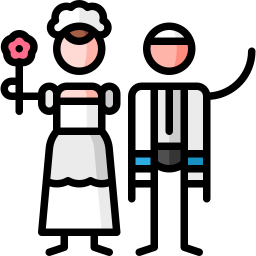 Jewish wedding icon