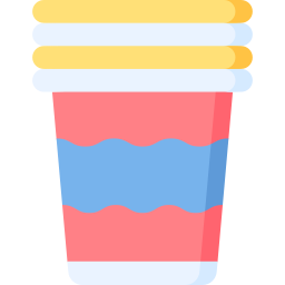 Plastic cup icon