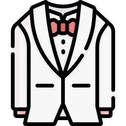 Wedding suit icon