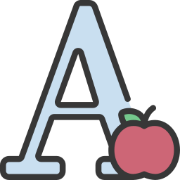 Letter a icon