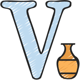 Letter v icon