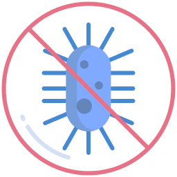 les bactéries Icône