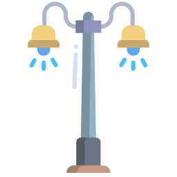 iluminação pública Ícone