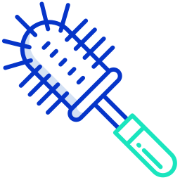 escova de banheiro Ícone