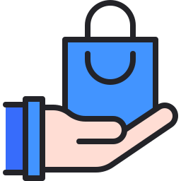 Shopping bag icon