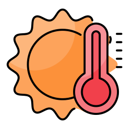 temperatura quente Ícone