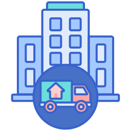 Moving home icon