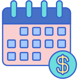 Monthly calendar icon