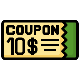 Discount coupon icon