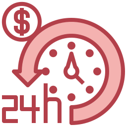 Open 24 hours icon