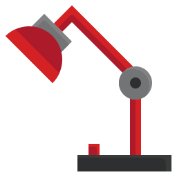 Desk lamp icon