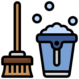 Cleaning tools icon