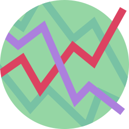 Line chart icon