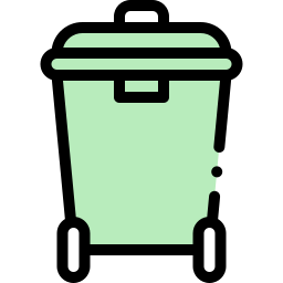 Waste bin icon