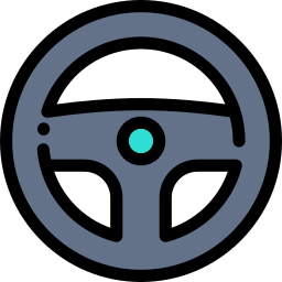 Steering wheel icon