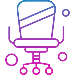 Desk chair icon