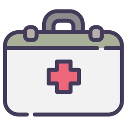 First aid kit icon