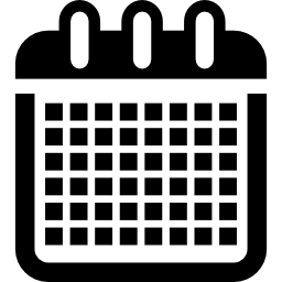 calendrier mensuel Icône