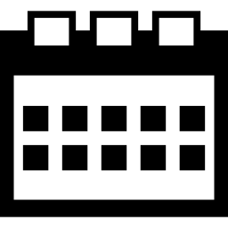 kalender der quadrate icon