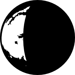 Moon phase symbol icon