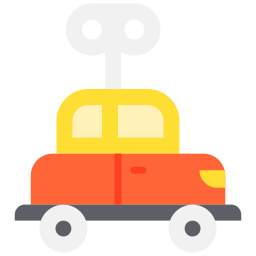 Toy car icon