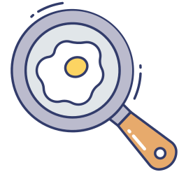 Fried egg icon