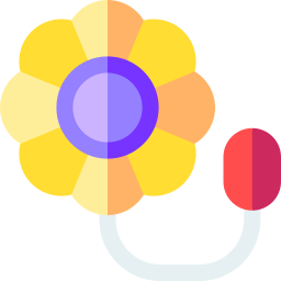 Squirting flower icon