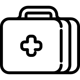 First aid kit icon