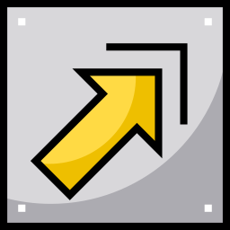 斜めの矢印 icon