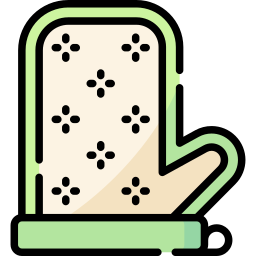 Oven mitt icon