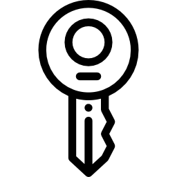 Door key icon