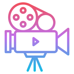 Movie camera icon