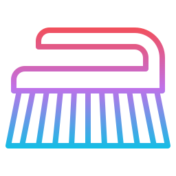 Cleaning brush icon