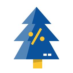 Christmas tree icon