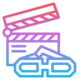 3d movie icon