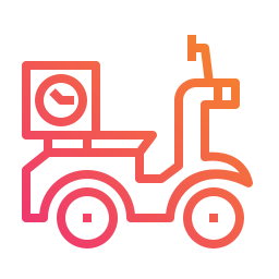 Food delivery icon