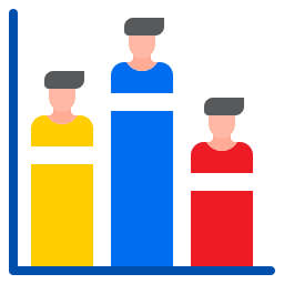 graphique à barres Icône