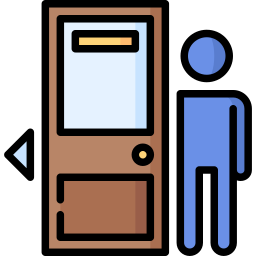 Hold the door icon