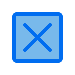 Crossed icon