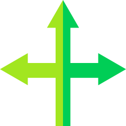 Directional arrows icon