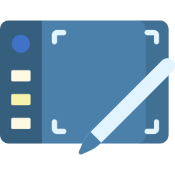 Drawing tablet icon