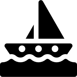 Sailing boat icon