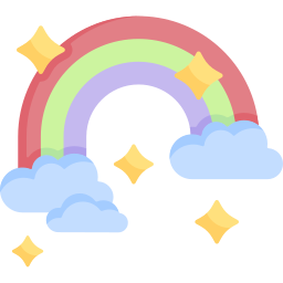 regenboog icoon