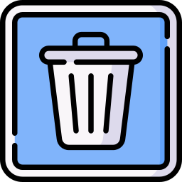 Trash can icon