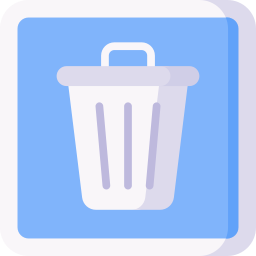 Trash can icon