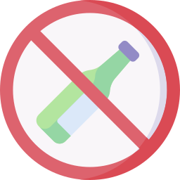 No alcohol icon