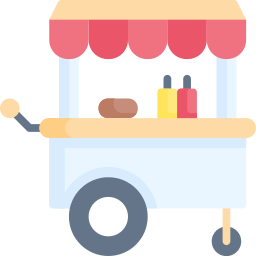 Food stall icon